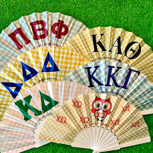 “#1 FAN” The Original Sorority Bid Day Fan