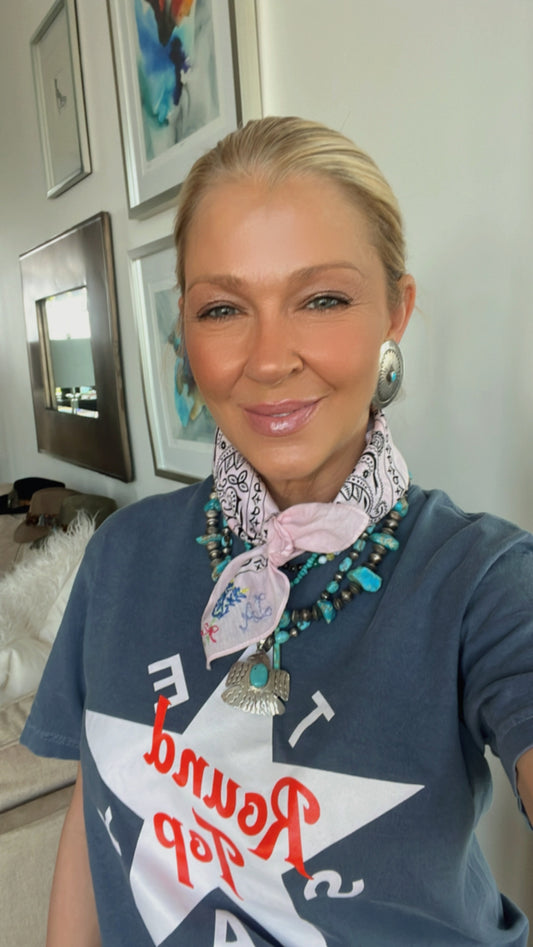 1836 De Zavala Flag Round Top Tee