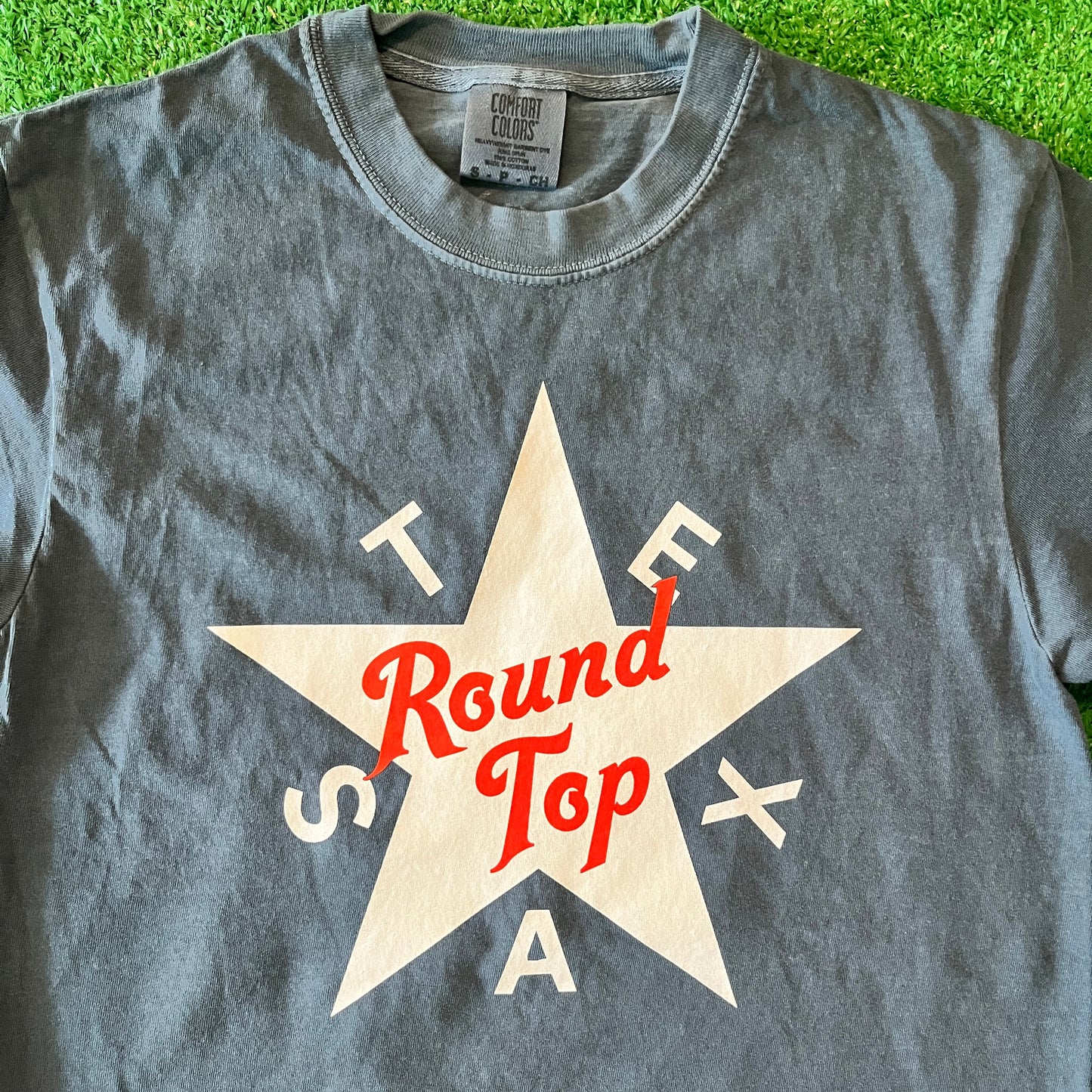 1836 De Zavala Flag Round Top Tee