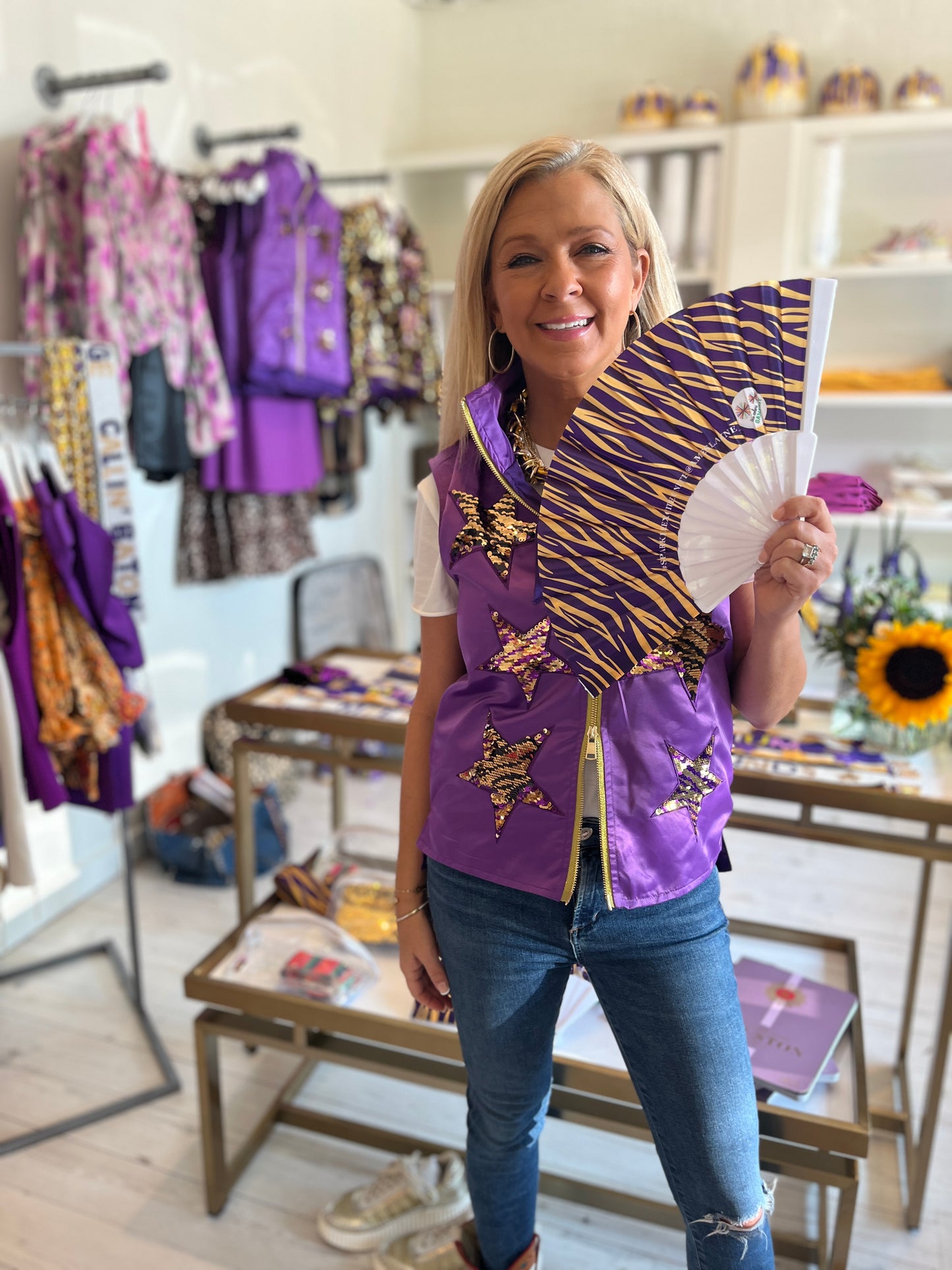 Tiger Stars GameDay Sequin Vest