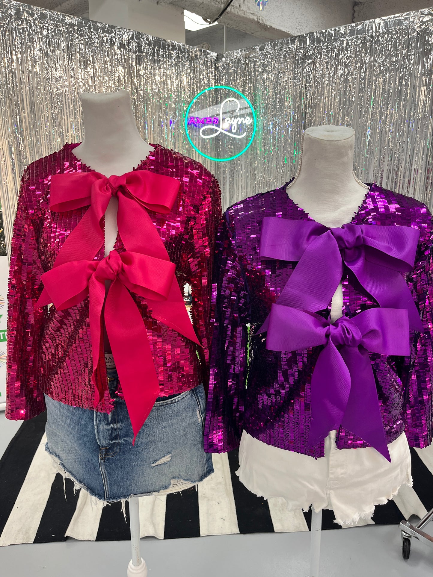 Belle of the Bow Sequin Jacket