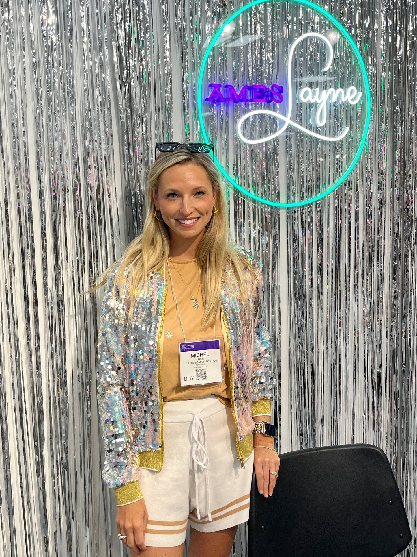 GIRLS JUST WANNA HAVE FUN SEQUIN JACKET