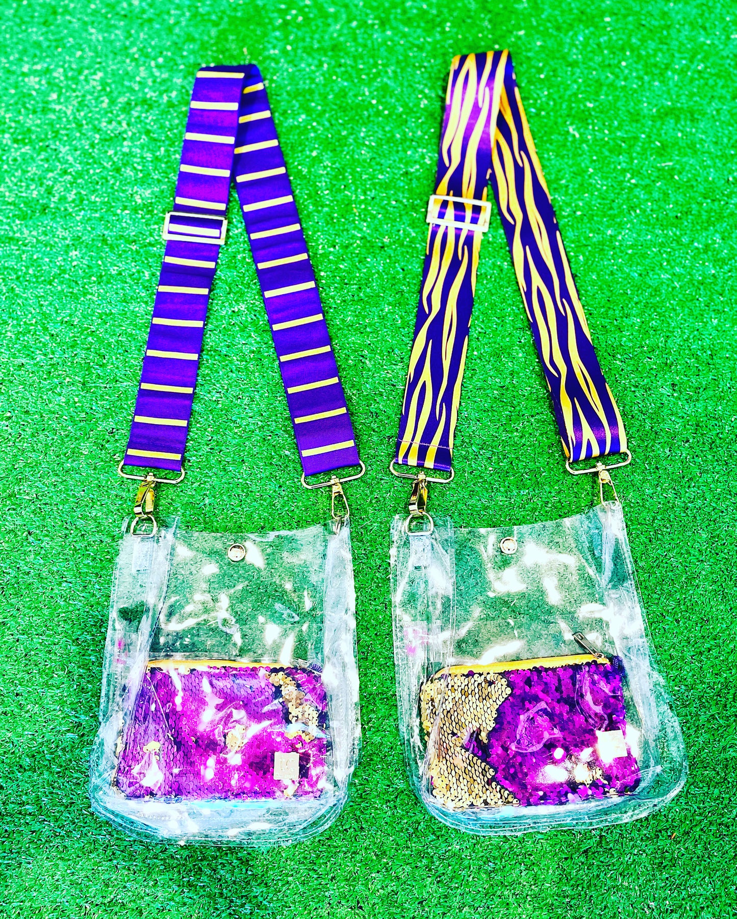 HADLEY Clear Gameday Messenger Bag