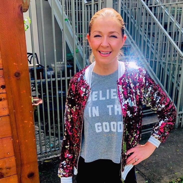 GLEAUX GIRL Sequin Jacket - TruColorsGameday