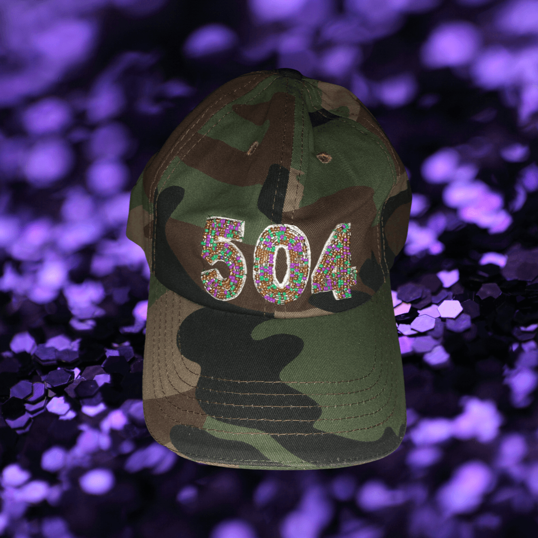 Beaded Camo Hat - TruColorsGameday