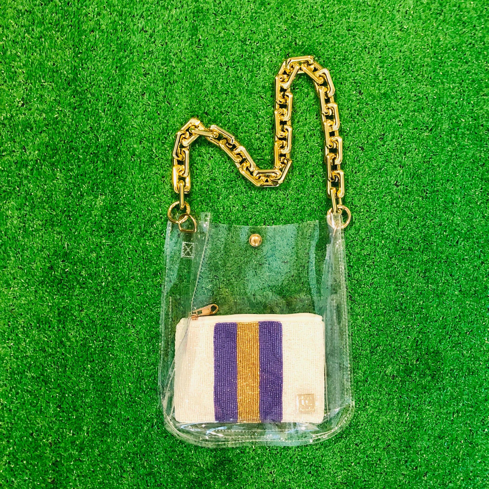 HADLEY Clear Gameday Messenger Bag - TruColorsGameday