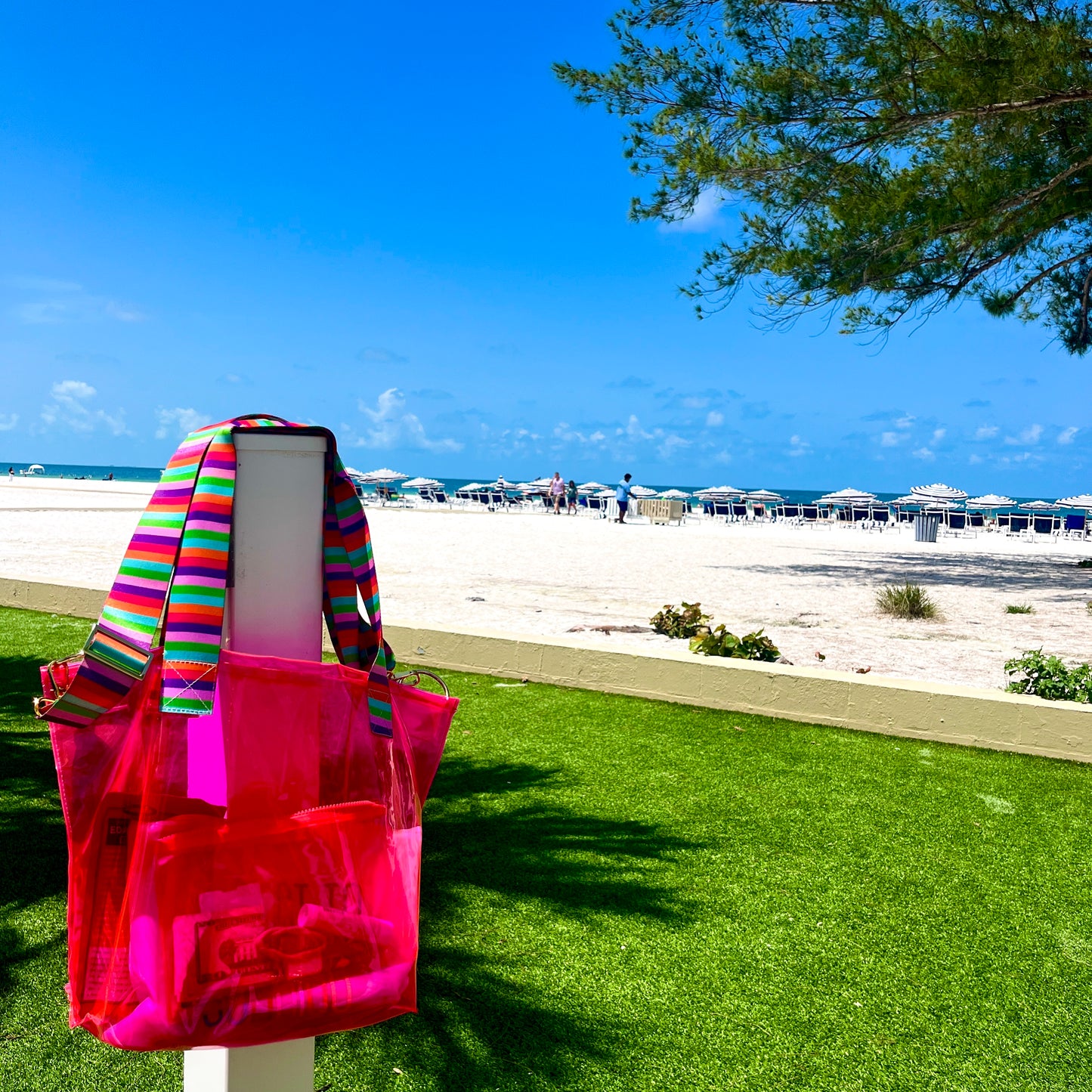 ROSA CALIENTE Beach Tote