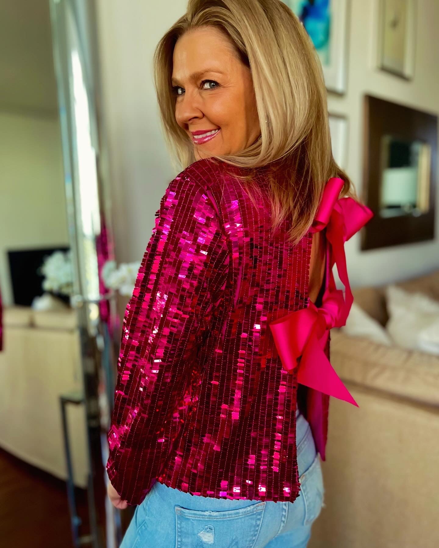 Belle of the Bow Sequin Jacket