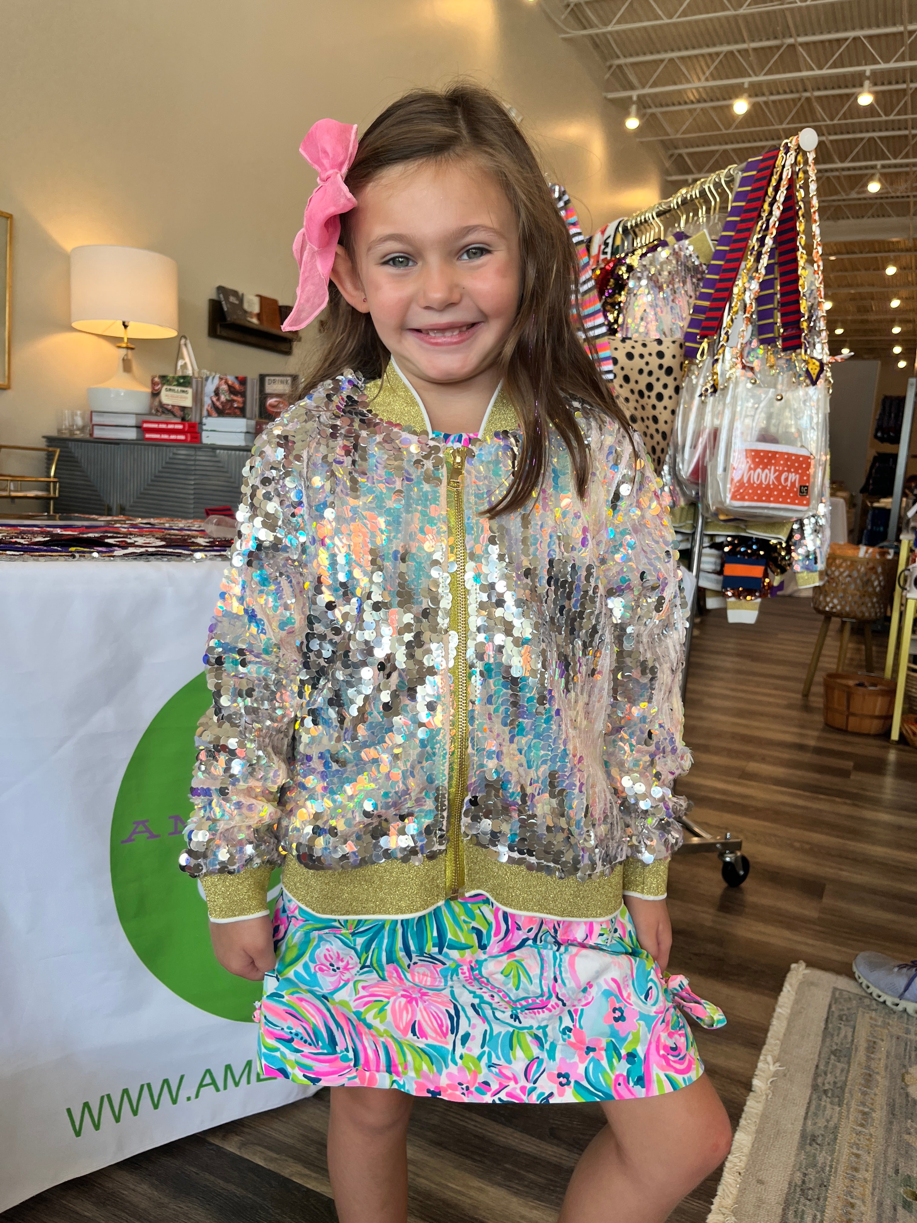 Childrens hot sale sequin jacket