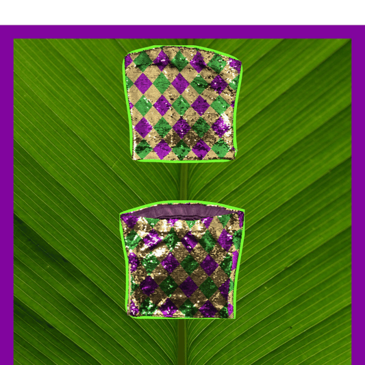 PIXIE Mardi Gras top - TruColorsGameday