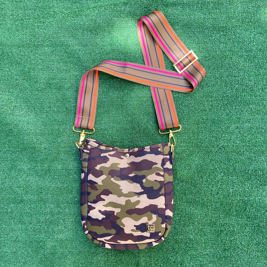 Camouflage Handbag Green Camouflage Bag Camo Bag with Guitar Strap Handbag Strap Camo Handbag Camouflage Purse